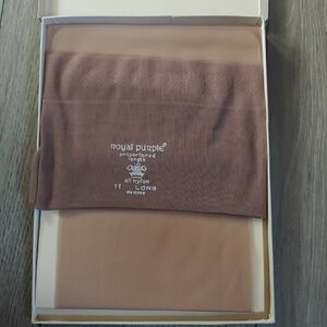 Royal Purple Sheer Stockings in Taupe